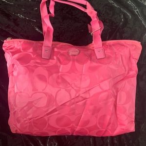 COACH Signature Bag & Snap Pouch